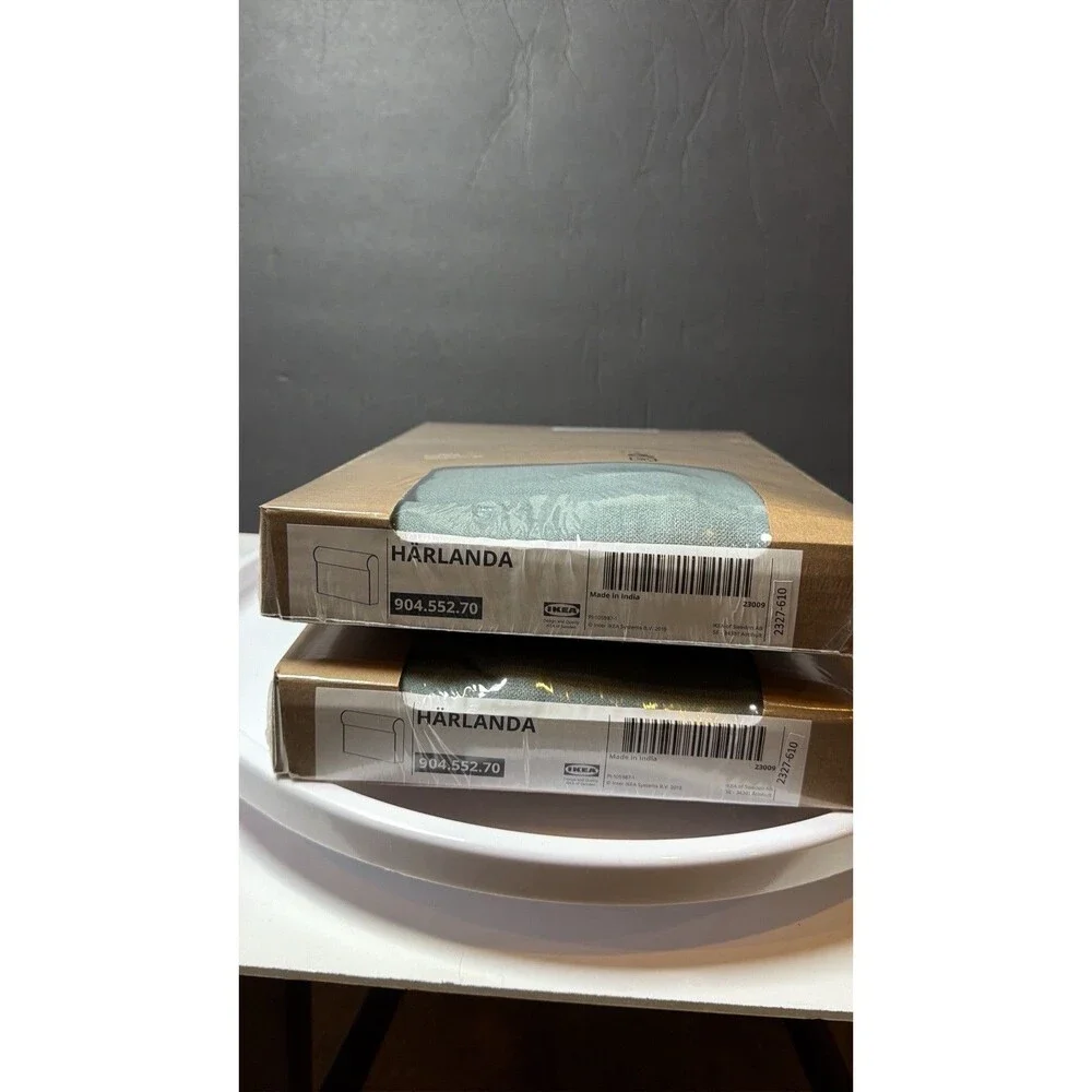 2 IKEA HÄRLANDA Armrest Covers Ljungen Light Green 904.552.70 NEW Sealed